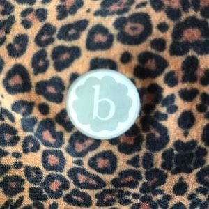 baby bling leopard bow